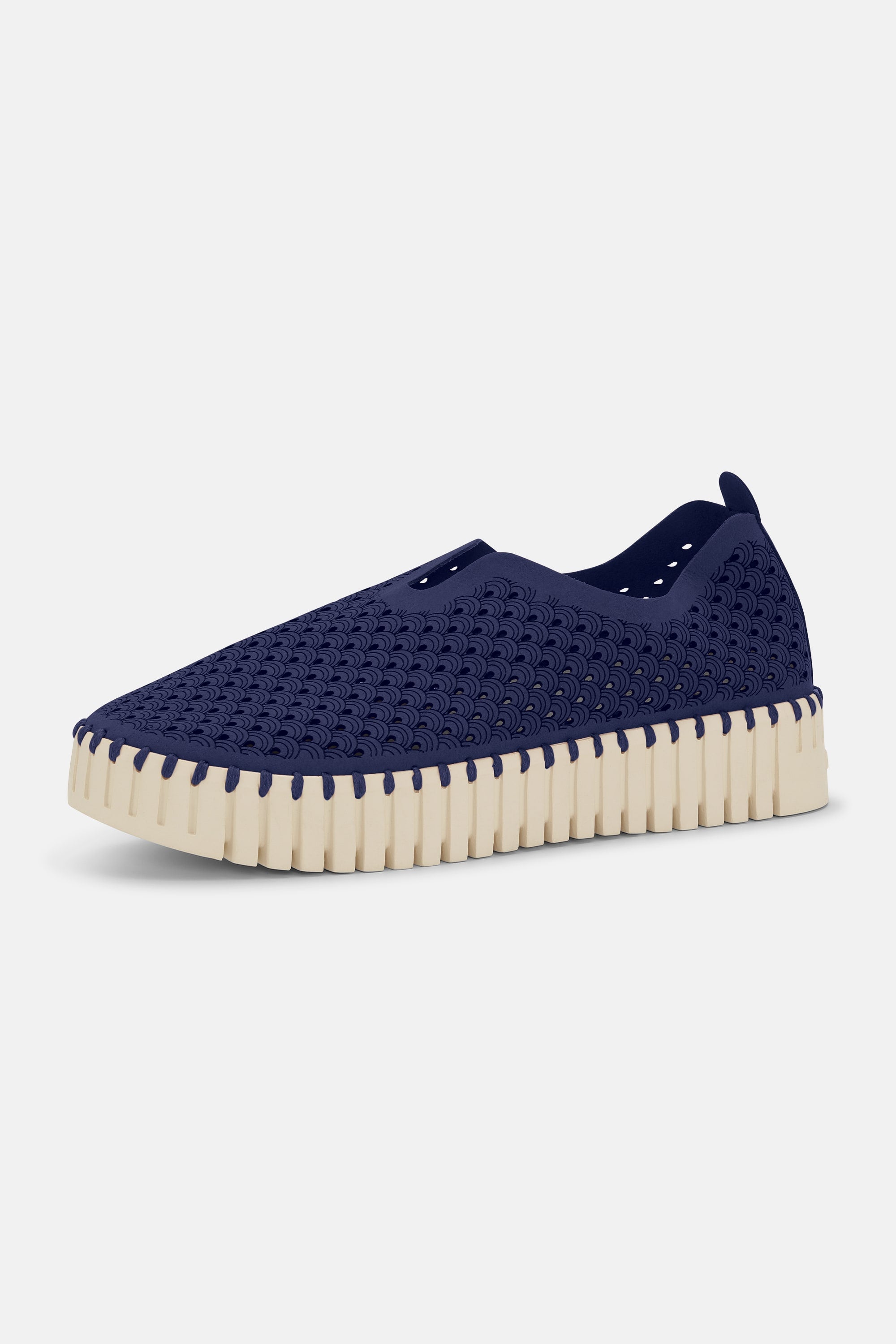 Platform Tulip Sko - Dark Indigo